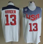 Jerseys Factory Cheap Nike 2014 Team USA #13 James Harden White