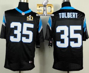 Jerseys Factory Cheap Nike Panthers #35 Mike Tolbert Black Team