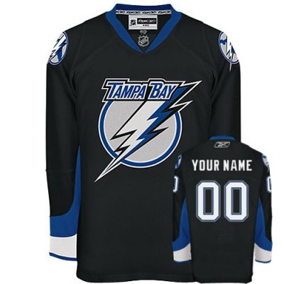 Jerseys Factory Cheap Lightning Personalized Authentic Black NHL