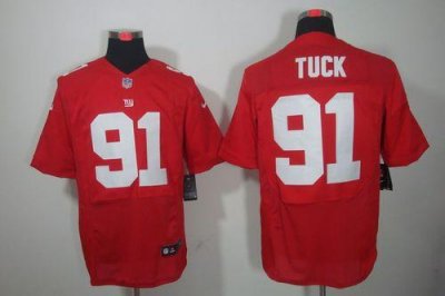 Jerseys Factory Cheap Nike Giants #91 Justin Tuck Red Alternate