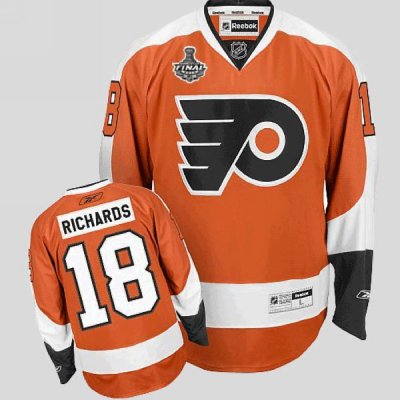 Jerseys Factory Cheap Flyers #18 Mike Richards Embroidered Orang