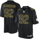 Jerseys Factory Cheap Nike Steelers #92 James Harrison Black Men