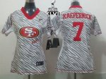 Jerseys Factory Cheap Nike 49ers #7 Colin Kaepernick Zebra Super