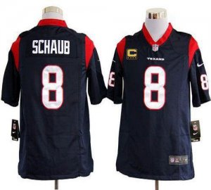 Jerseys Factory Cheap Nike Texans #8 Matt Schaub Navy Blue Team