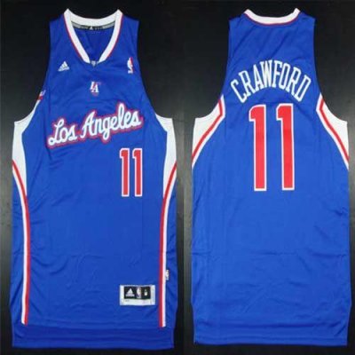 Jerseys Factory Cheap Clippers #11 Jamal Crawford Blue Alternate