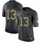 Jerseys Factory Cheap Nike Broncos #13 Trevor Siemian Black Men'