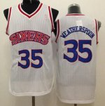 Jerseys Factory Cheap 76ers #35 Clarence Weatherspoon White Thro