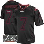 Jerseys Factory Cheap Nike 49ers #7 Colin Kaepernick Lights Out