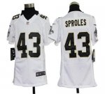 Jerseys Factory Cheap Nike Saints #43 Darren Sproles White Youth