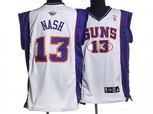 Jerseys Factory Cheap Suns #13 Steve Nash Stitched White NBA Jer