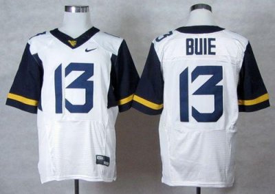 Jerseys Factory Cheap Mountaineers #13 Andrew Buie White Embroid