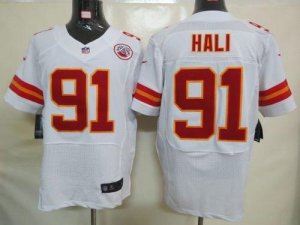 Jerseys Factory Cheap Nike Chiefs #91 Tamba Hali White Men's Sti
