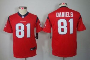 Jerseys Factory Cheap Nike Texans #81 Owen Daniels Red Alternate