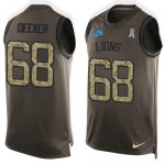Jerseys Factory Cheap Nike Lions #68 Taylor Decker Green Men's S