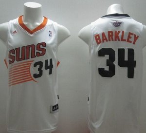 Jerseys Factory Cheap Revolution 30 Suns #34 Charles Barkley Whi