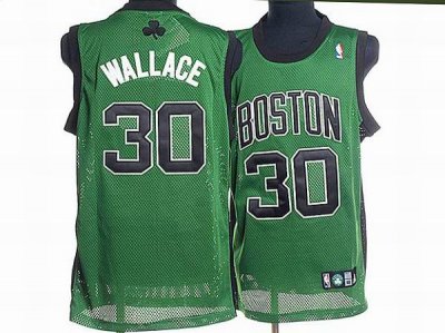 Jerseys Factory Cheap Celtics #30 Rasheed Wallace Embroidered Gr