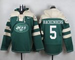 Jerseys Factory Cheap Nike Jets #5 Christian Hackenberg Green Pl