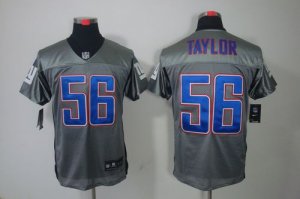 Jerseys Factory Cheap Nike Giants #56 Lawrence Taylor Grey Shado