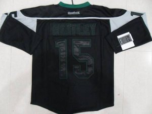 Jerseys Factory Cheap Wild #15 Dany Heatley Black Embroidered NH