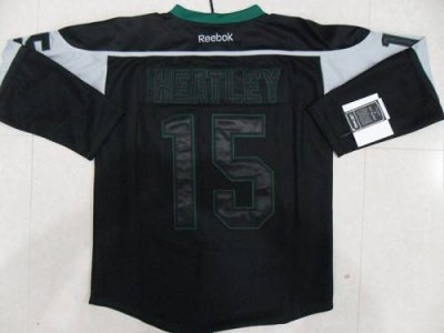 Jerseys Factory Cheap Wild #15 Dany Heatley Black Embroidered NH