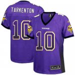 Jerseys Factory Cheap Nike Vikings #10 Fran Tarkenton Purple Tea