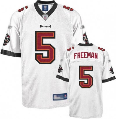 Jerseys Factory Cheap Buccaneers #5 Josh Freeman White Embroider