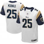 Jerseys Factory Cheap Nike Rams #25 T.J. McDonald White Men's St
