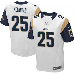 Jerseys Factory Cheap Nike Rams #25 T.J. McDonald White Men's St