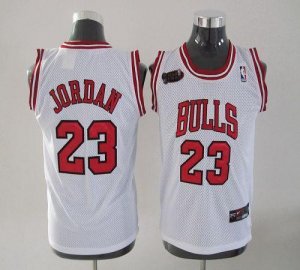 Jerseys Factory Cheap Bulls #23 Michael Jordan White Champion Pa