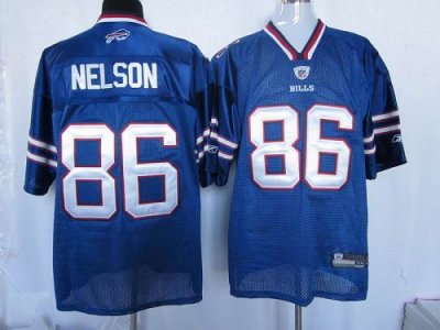 Jerseys Factory Cheap Bills #86 David Nelson Light Blue 2011 New