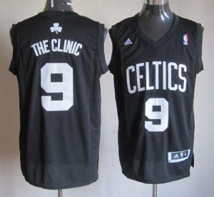 Jerseys Factory Cheap Celtics #9 Rajon Rondo Black The Clinic Em