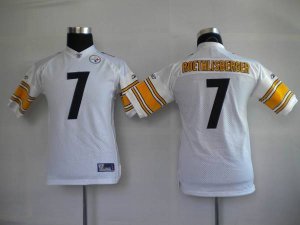 Jerseys Factory Cheap Steelers #7 Ben Roethlisberger White Stitc