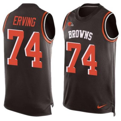 Jerseys Factory Cheap Nike Browns #74 Cameron Erving Brown Team