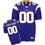 Jerseys Factory Cheap Vikings Personalized Authentic Purple NFL