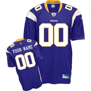 Jerseys Factory Cheap Vikings Personalized Authentic Purple NFL