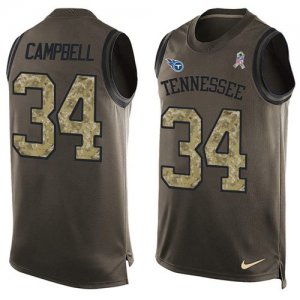Jerseys Factory Cheap Nike Titans #34 Earl Campbell Green Men's