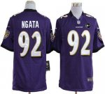 Jerseys Factory Cheap Nike Ravens #92 Haloti Ngata Purple Team C