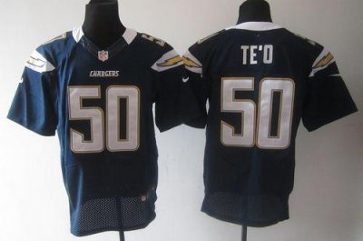 Jerseys Factory Cheap Nike Chargers #50 Manti Te'o Navy Blue Tea