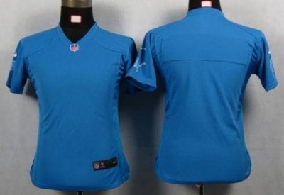 Jerseys Factory Cheap Nike Lions Blank Light Blue Team Color Wom