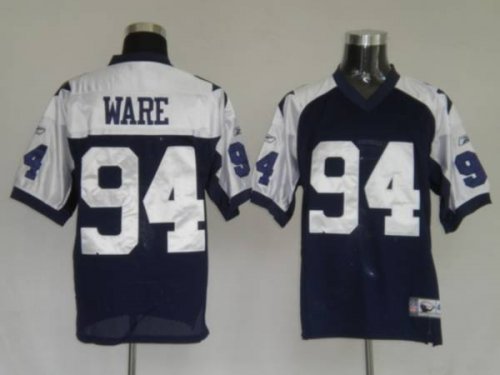 Jerseys Factory Cheap Cowboys #94 DeMarcus Ware Blue Thanksgivin