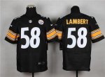 Jerseys Factory Cheap Nike Steelers #58 Jack Lambert Black Team