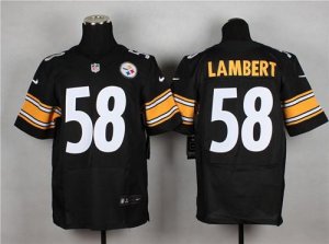 Jerseys Factory Cheap Nike Steelers #58 Jack Lambert Black Team