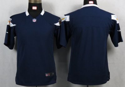 Jerseys Factory Cheap Nike Chargers Blank Navy Blue Team Color Y