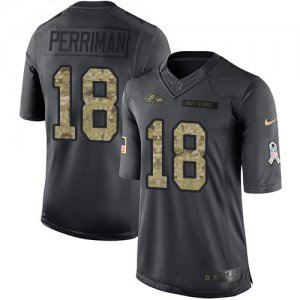 Jerseys Factory Cheap Nike Ravens #18 Breshad Perriman Black Men