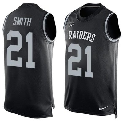 Jerseys Factory Cheap Nike Raiders #21 Sean Smith Black Team Col