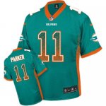 Jerseys Factory Cheap Nike Dolphins #11 DeVante Parker Aqua Gree