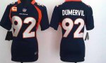 Jerseys Factory Cheap Nike Broncos #92 Elvis Dumervil Blue Alter