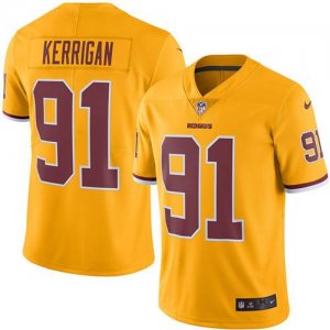 Jerseys Factory Cheap Nike Redskins #91 Ryan Kerrigan Gold Men's