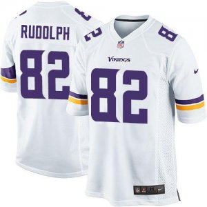 Jerseys Factory Cheap Nike Vikings #82 Kyle Rudolph White Men's