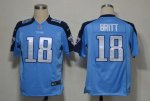 Jerseys Factory Cheap Nike Titans #18 Kenny Britt Light Blue Tea